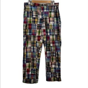 Polo Ralph Lauren Men's Multicolored Patchwork Cotton Straight Leg Pants 34/30